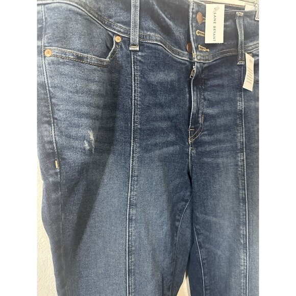 Lane Bryant High Rise Blue Denim Jeggings Size 16 - Picture 6 of 12